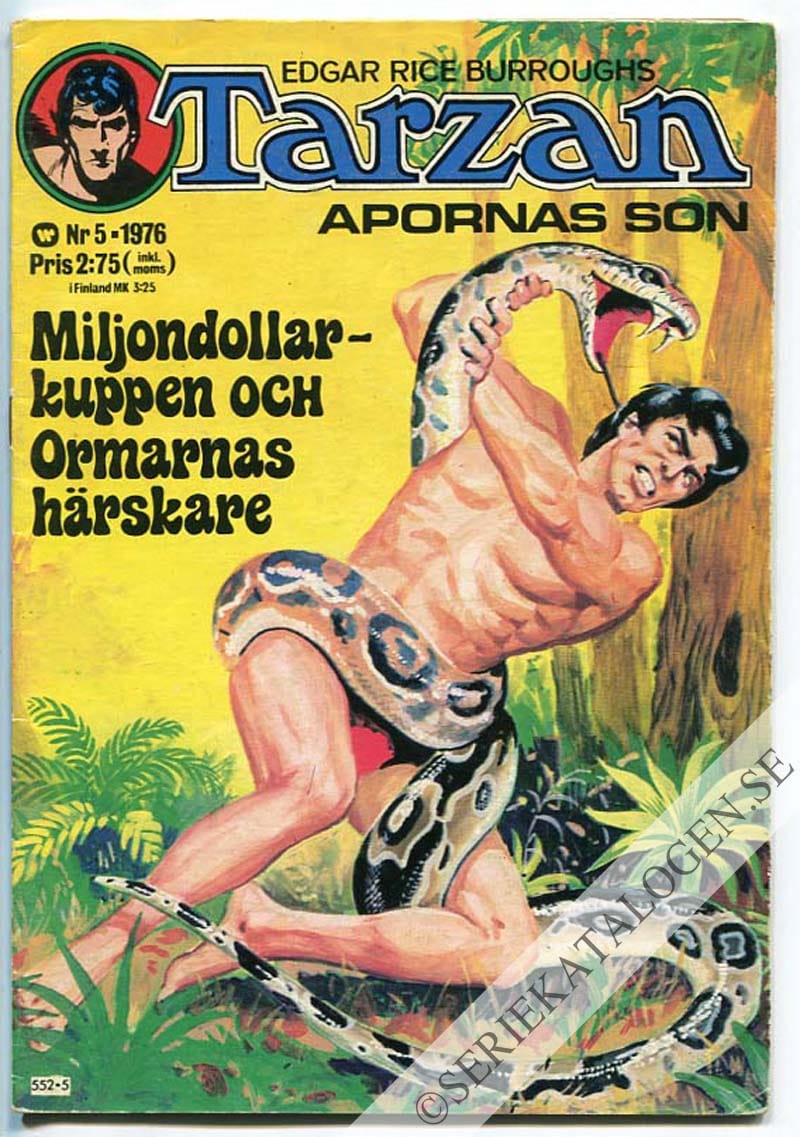Framsida på Tarzan #5 (1976)