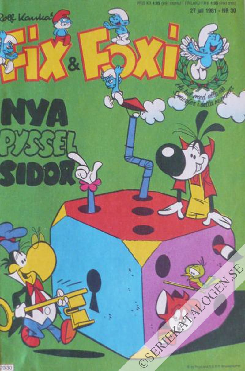 Framsida på Fix och Foxi #30 (1981)