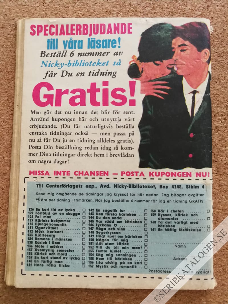 Baksida på Symbol för lyckan (1966)