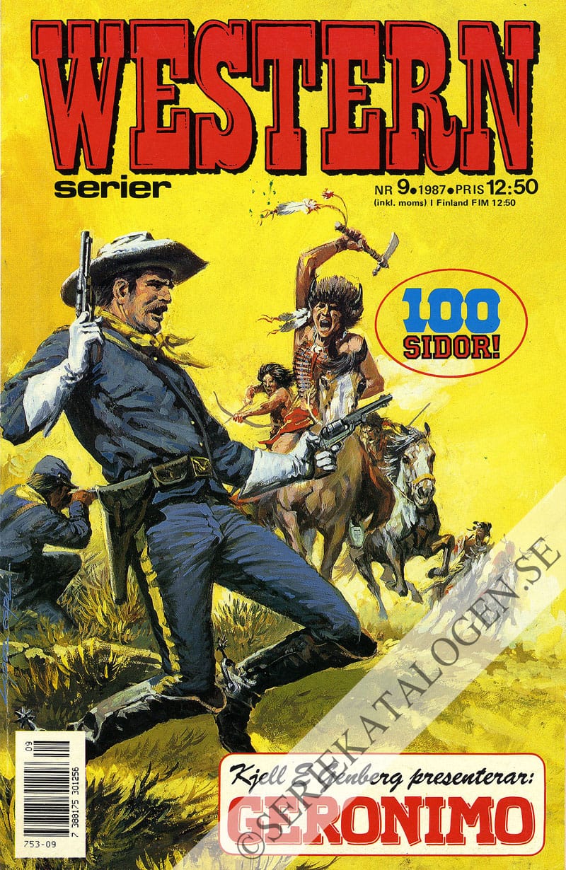 Framsida på Westernserier #9 (1987)