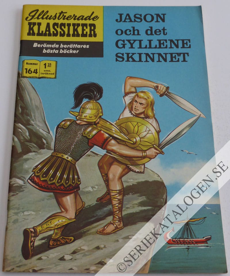 Framsida på Illustrerade Klassiker #164 - Jason och det gyllene skinnet (1963)