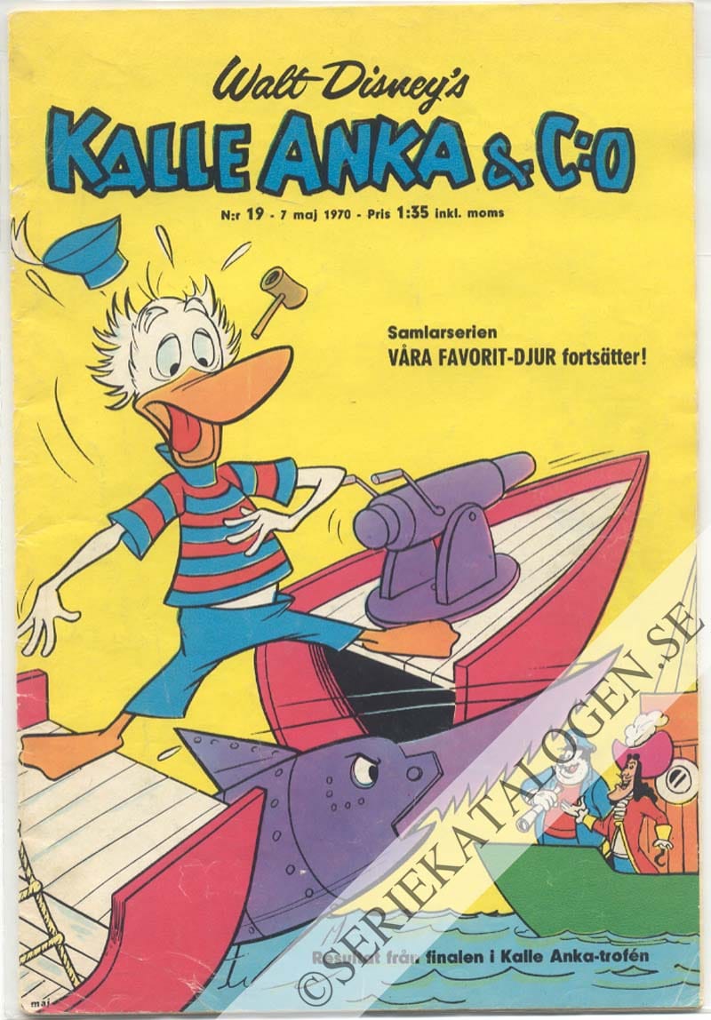 Framsida på Kalle Anka & C:o #19 (1970)