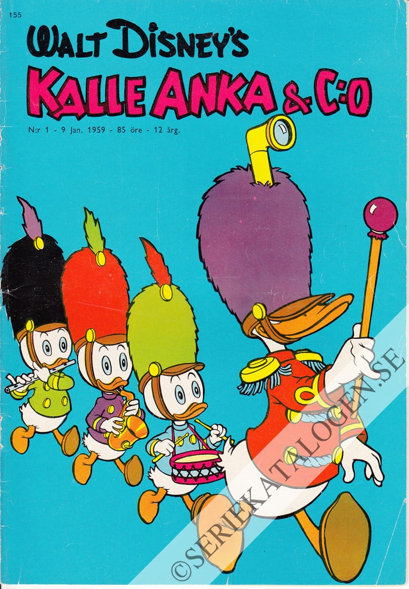 Framsida på Kalle Anka & C:o #1 (1959)