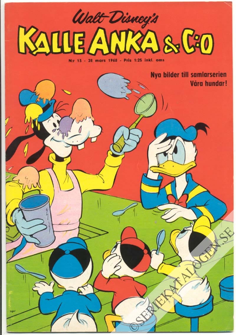 Framsida på Kalle Anka & C:o #13 (1968)