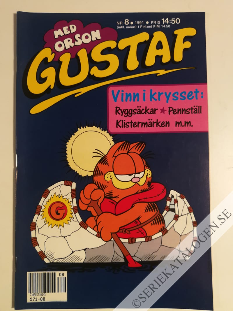 Framsida på Gustaf #8 (1991)