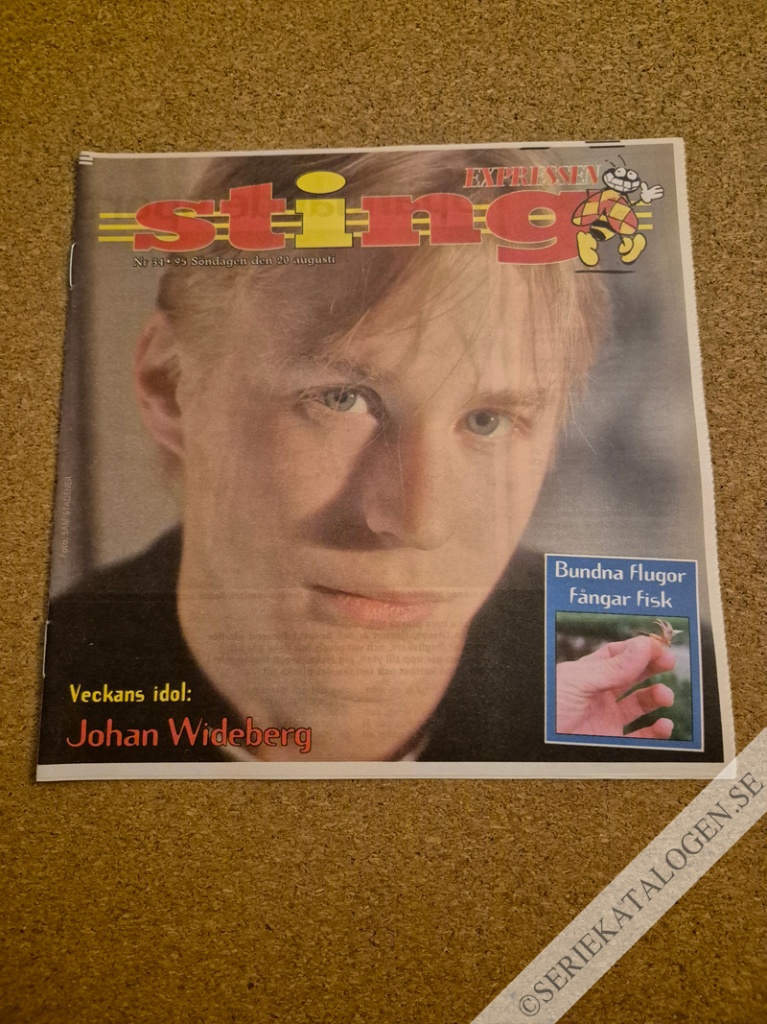 Framsida på Sting-Expressen #34 (1995)