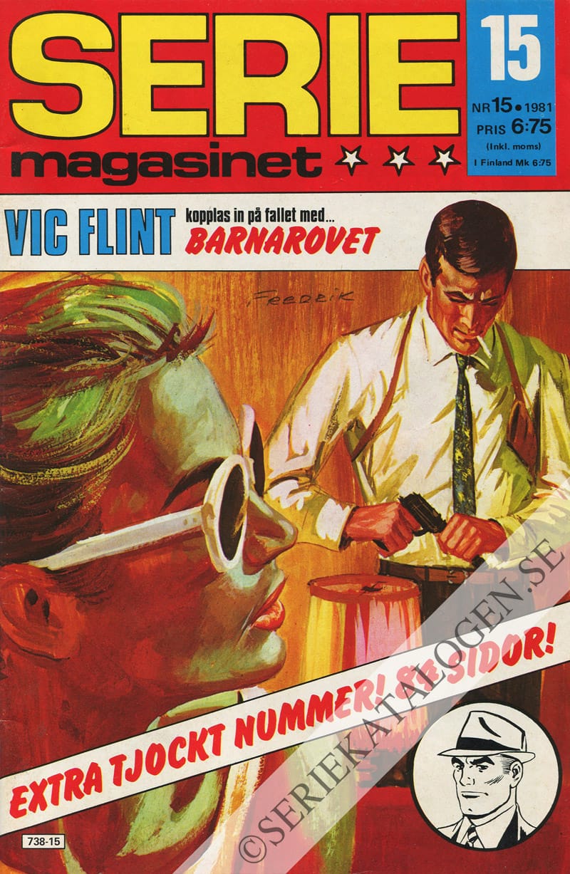 Framsida på Seriemagasinet #15 (1981)