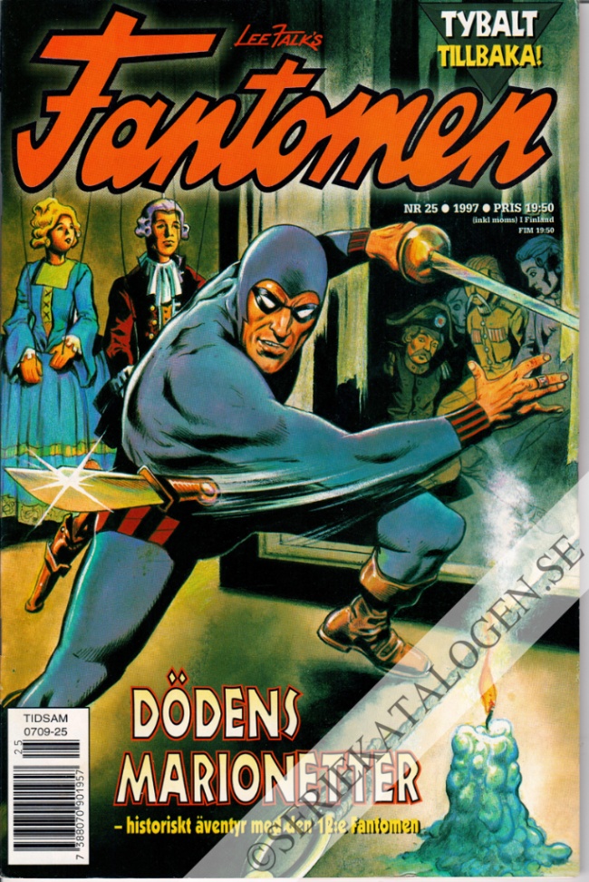 Framsida på Fantomen #25 (1997)
