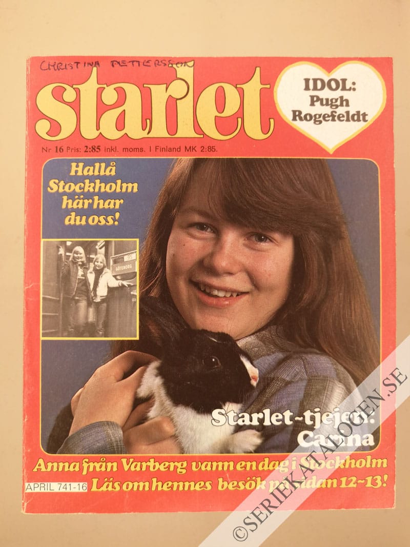 Framsida på Starlet #16 (1977)