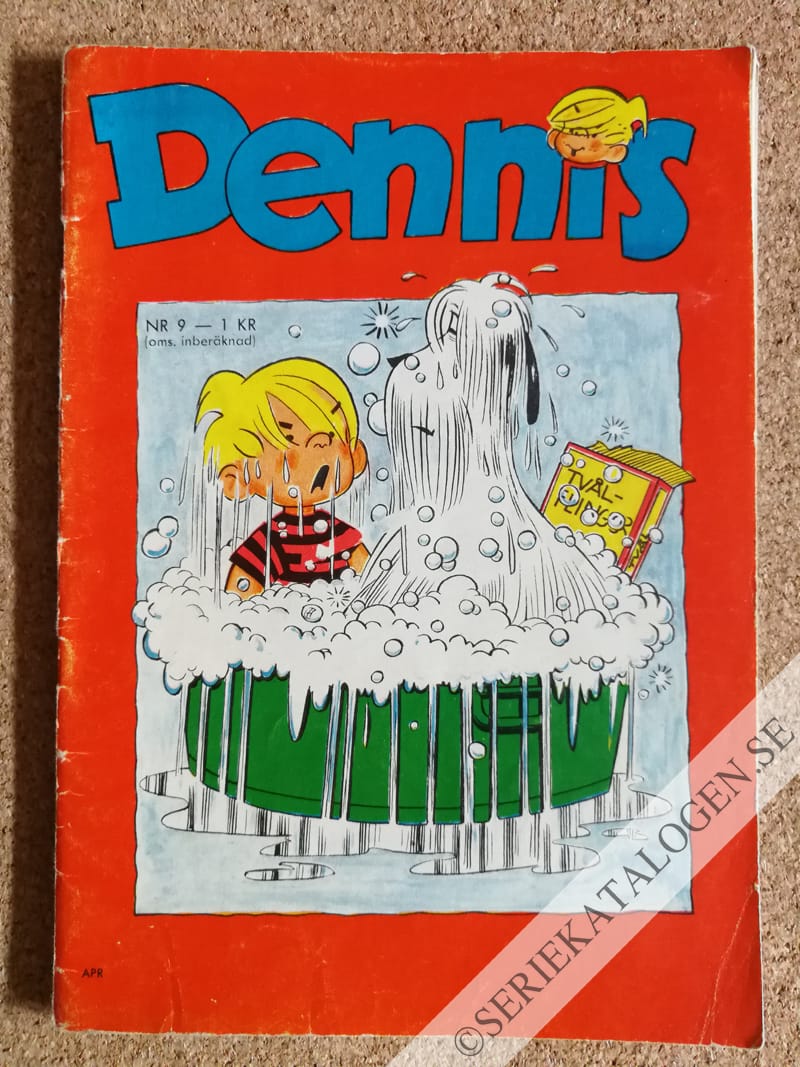 Framsida på Dennis #9 (1965)