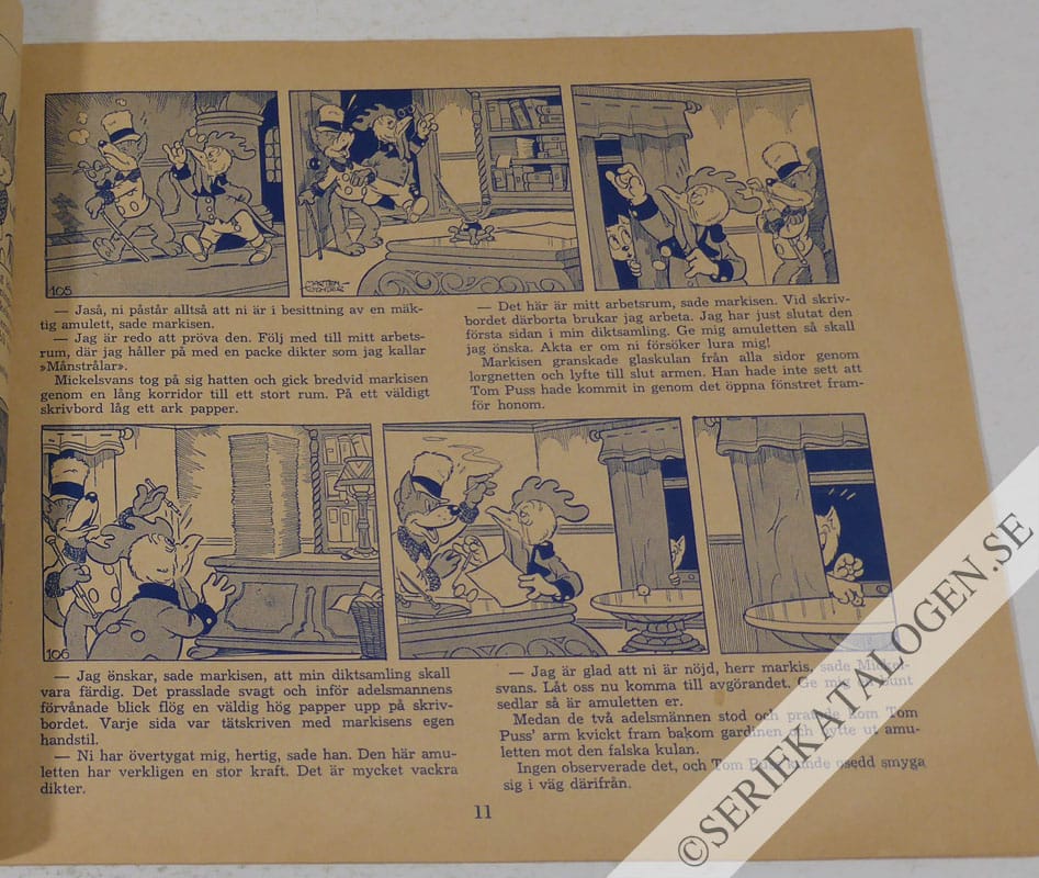 Exempel på Tom Puss och lyckokulan (1951)