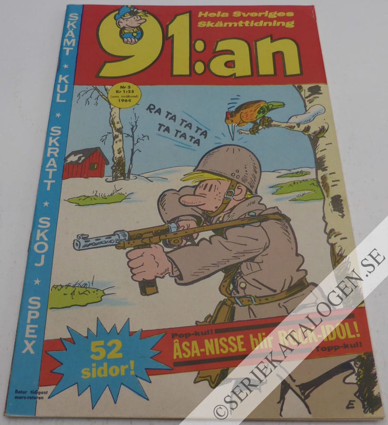 Framsida på 91:an #3 (1964)