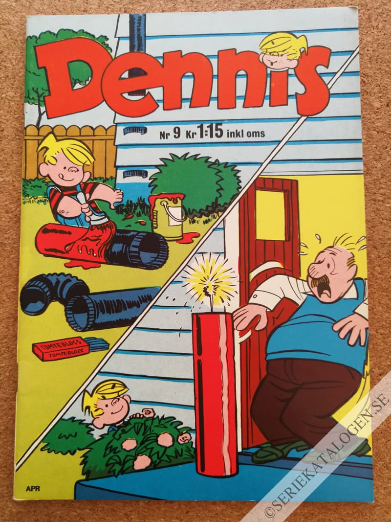 Framsida på Dennis #9 (1968)