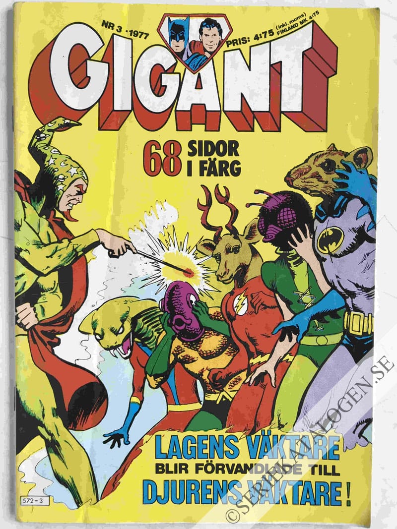 Framsida på Gigant #3 (1977)