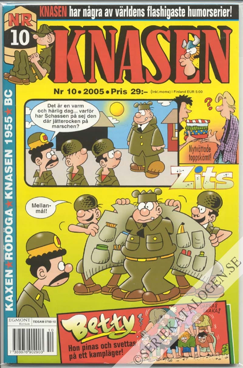 Framsida på Knasen #10 (2005)