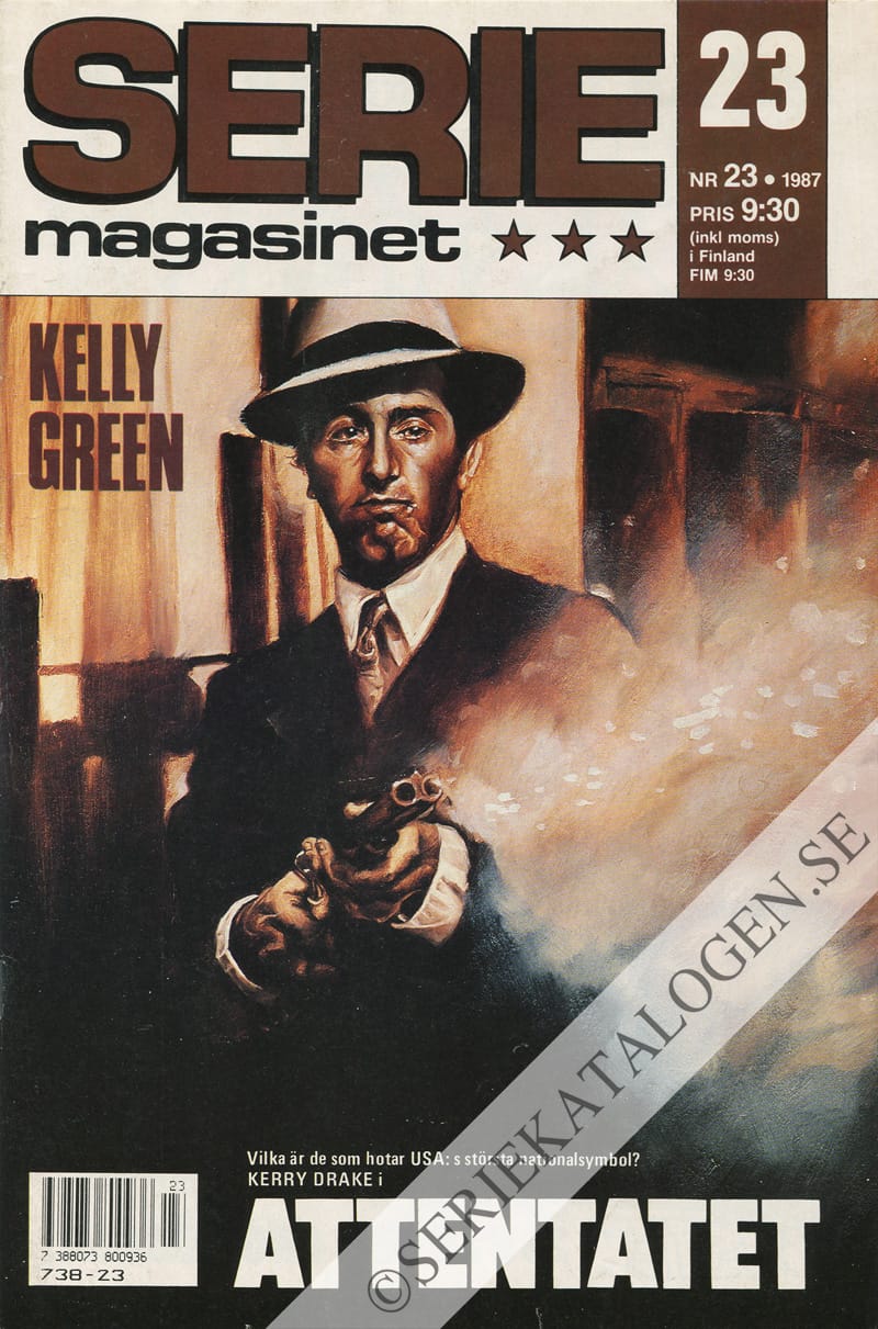 Framsida på Seriemagasinet #23 (1987)