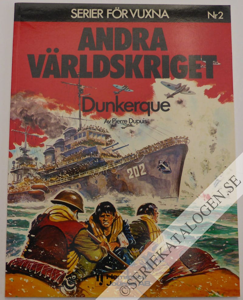 Framsida på Andra världskriget Dunkerque (1977)