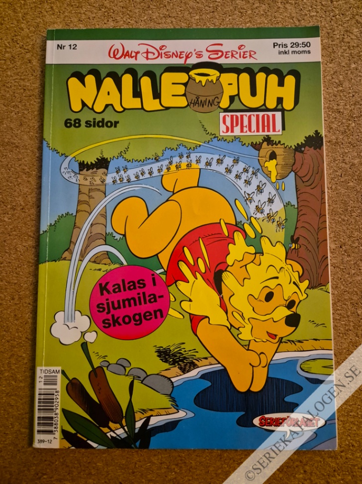 Framsida på Walt Disney's serier Nalle Puh Special - Kalas i sjumilaskogen (1992)