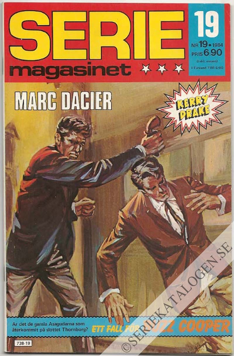 Framsida på Seriemagasinet #19 (1984)