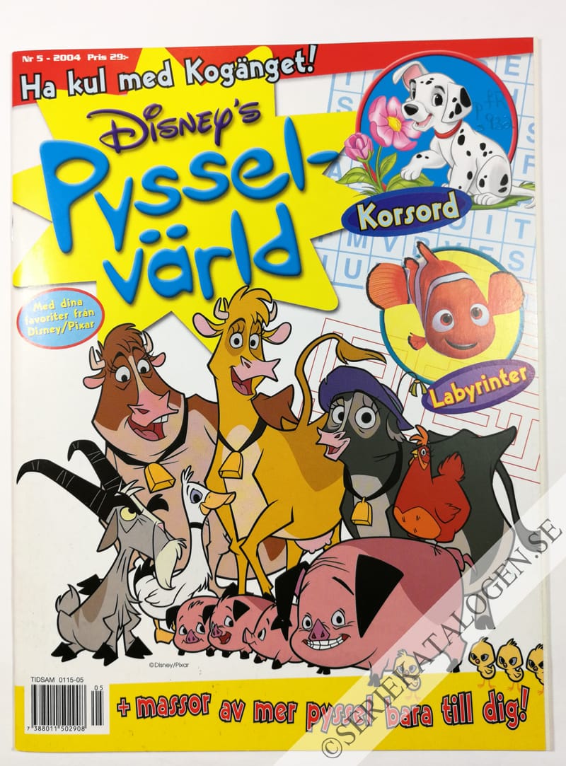 Framsida på Disney's pysselvärld #5 (2004)