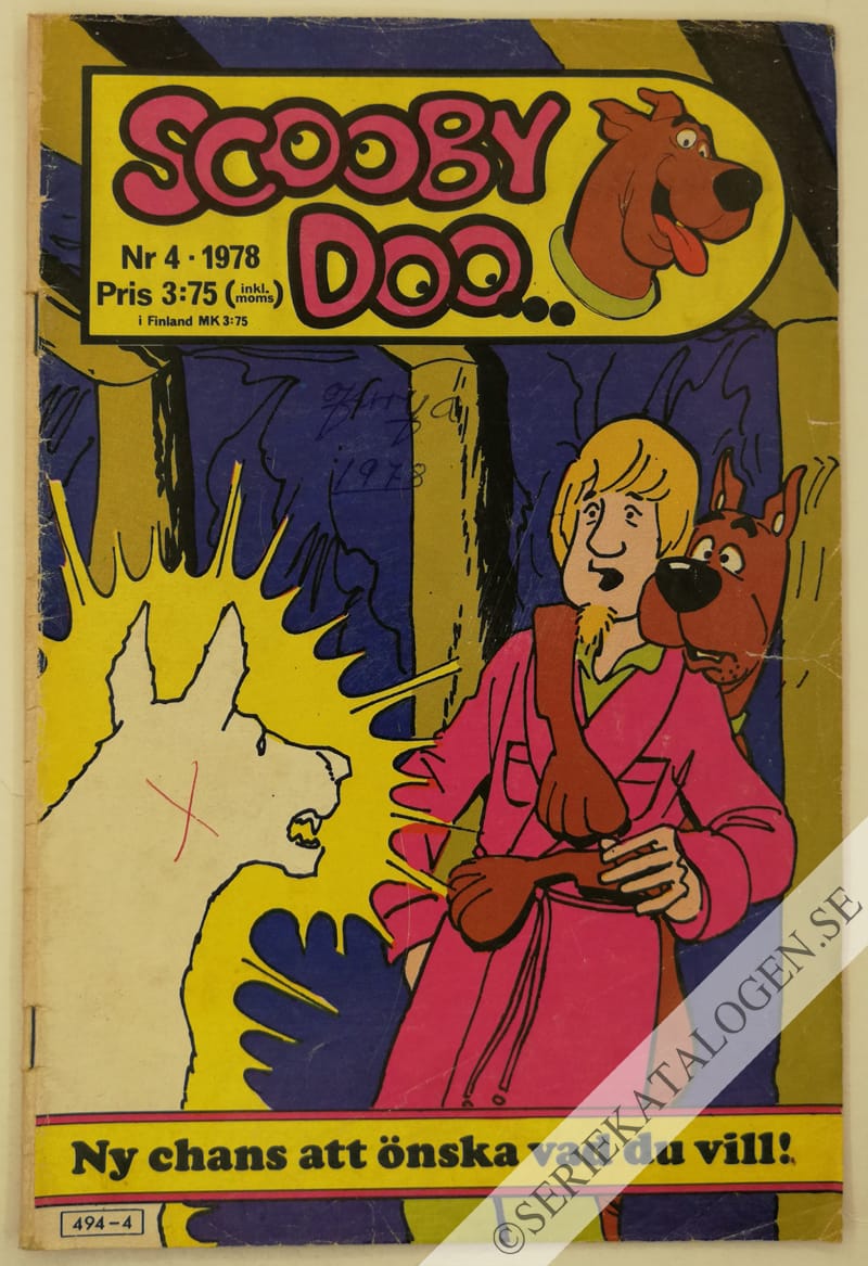 Framsida på Scooby Doo #4 (1978)