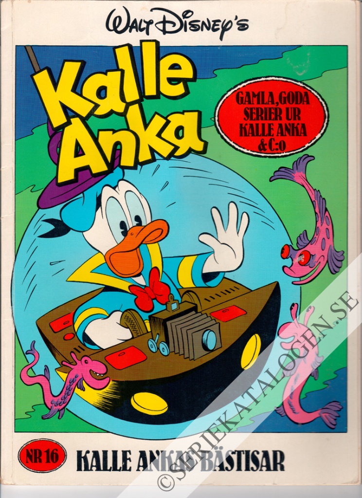 Framsida på Kalle Ankas bästisar #16 (1982)