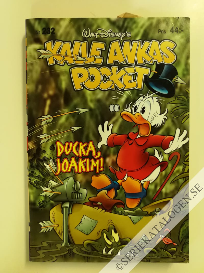 Framsida på Kalle Ankas pocket #232 - Ducka, Joakim! (1999)