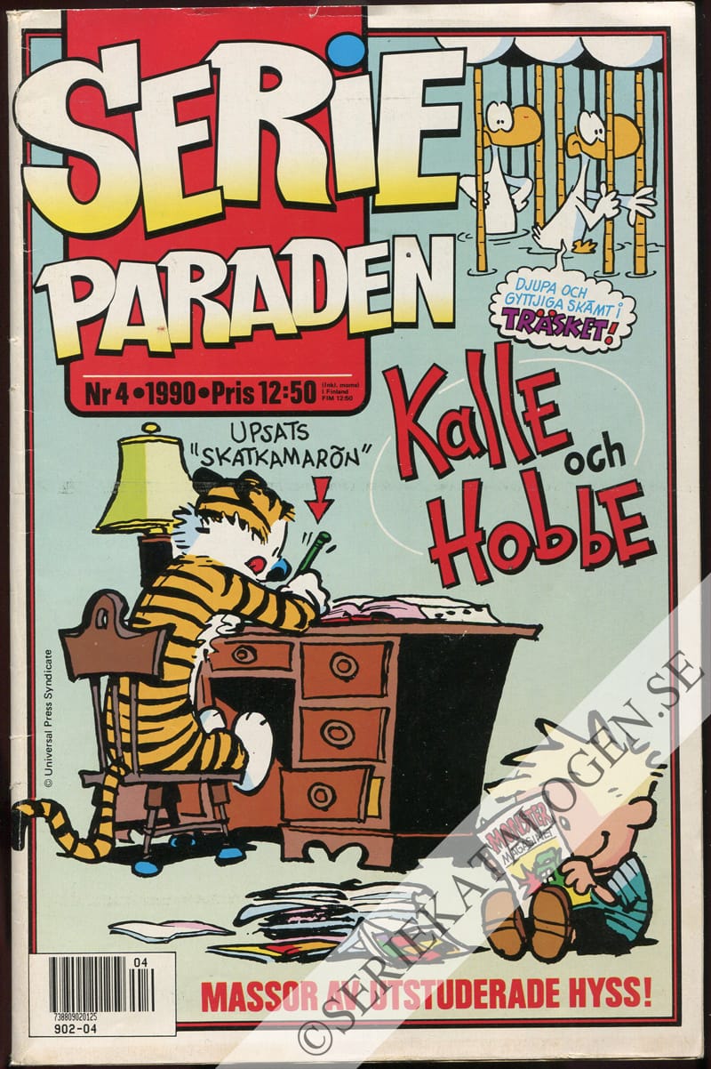 Framsida på Serie-paraden #4 (1990)