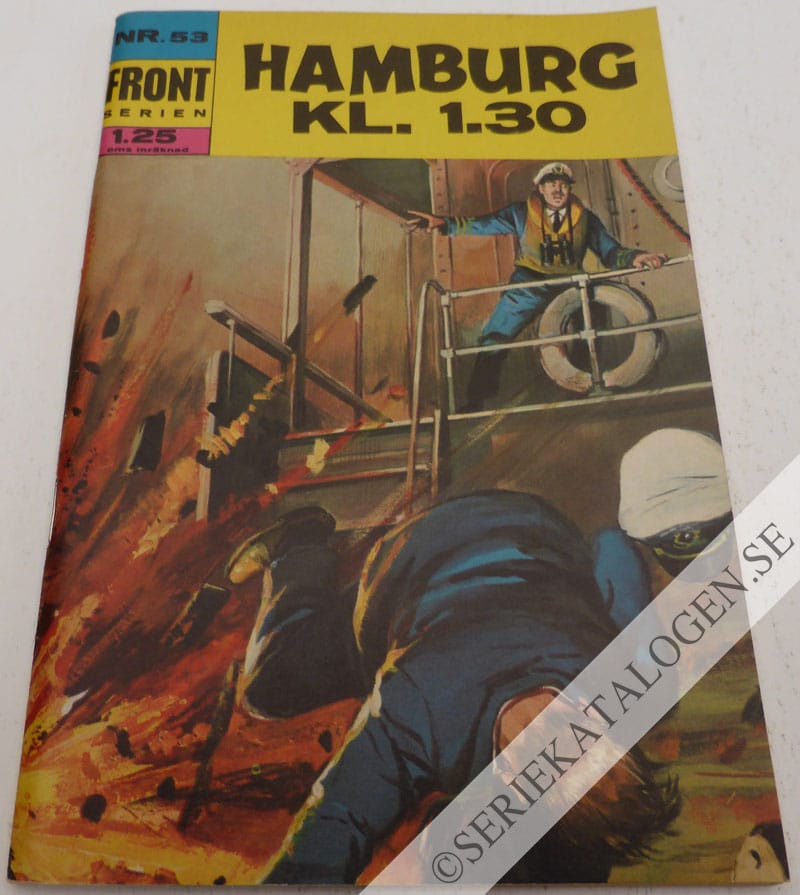 Framsida på Frontserien Hamburg kl. 1.30 (1969)
