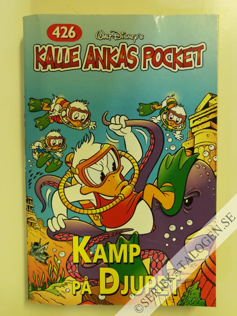 Framsida på Kalle Ankas pocket #426 - Kamp på djupet (2014)