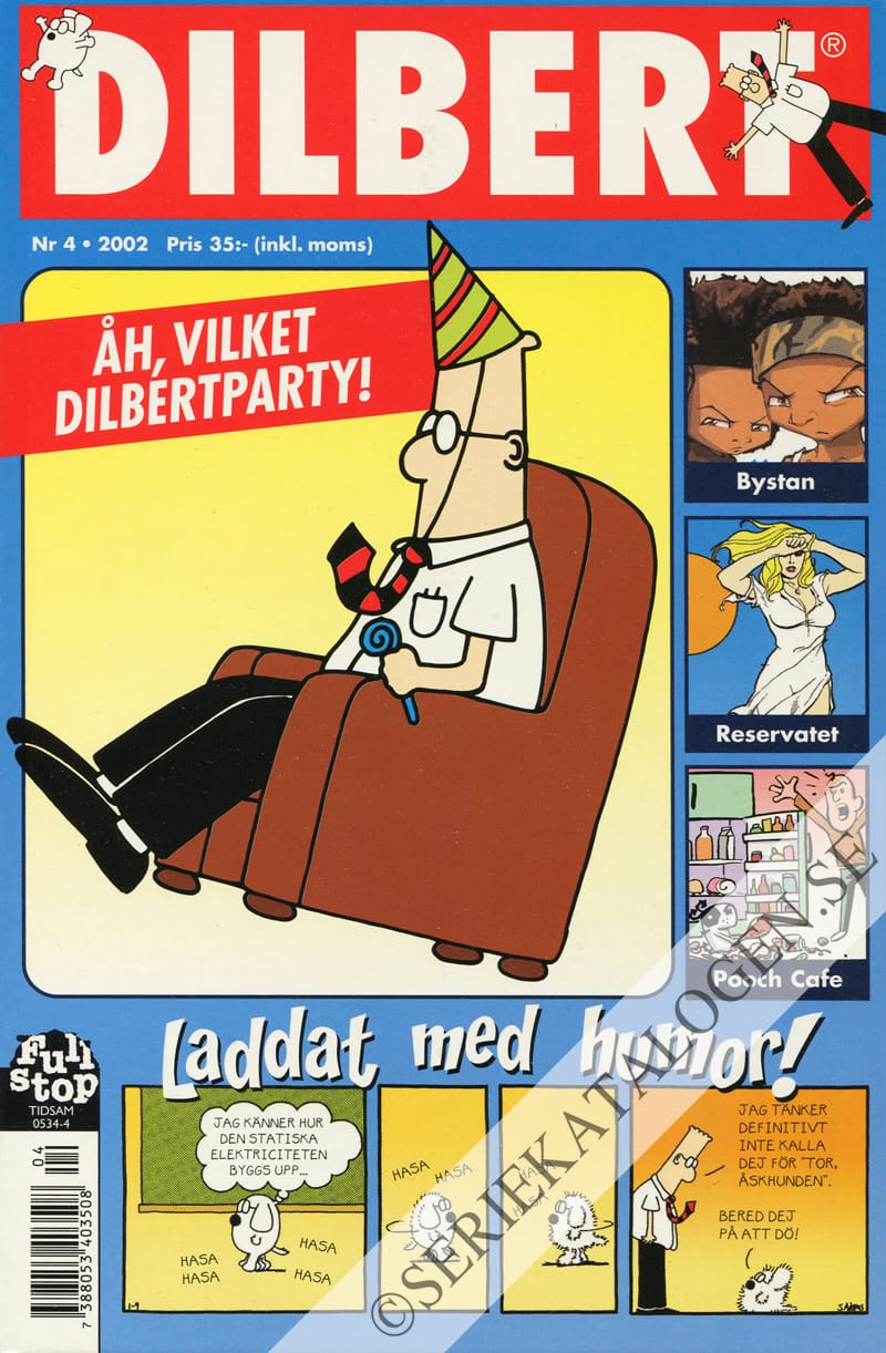 Framsida på Dilbert #4 (2002)