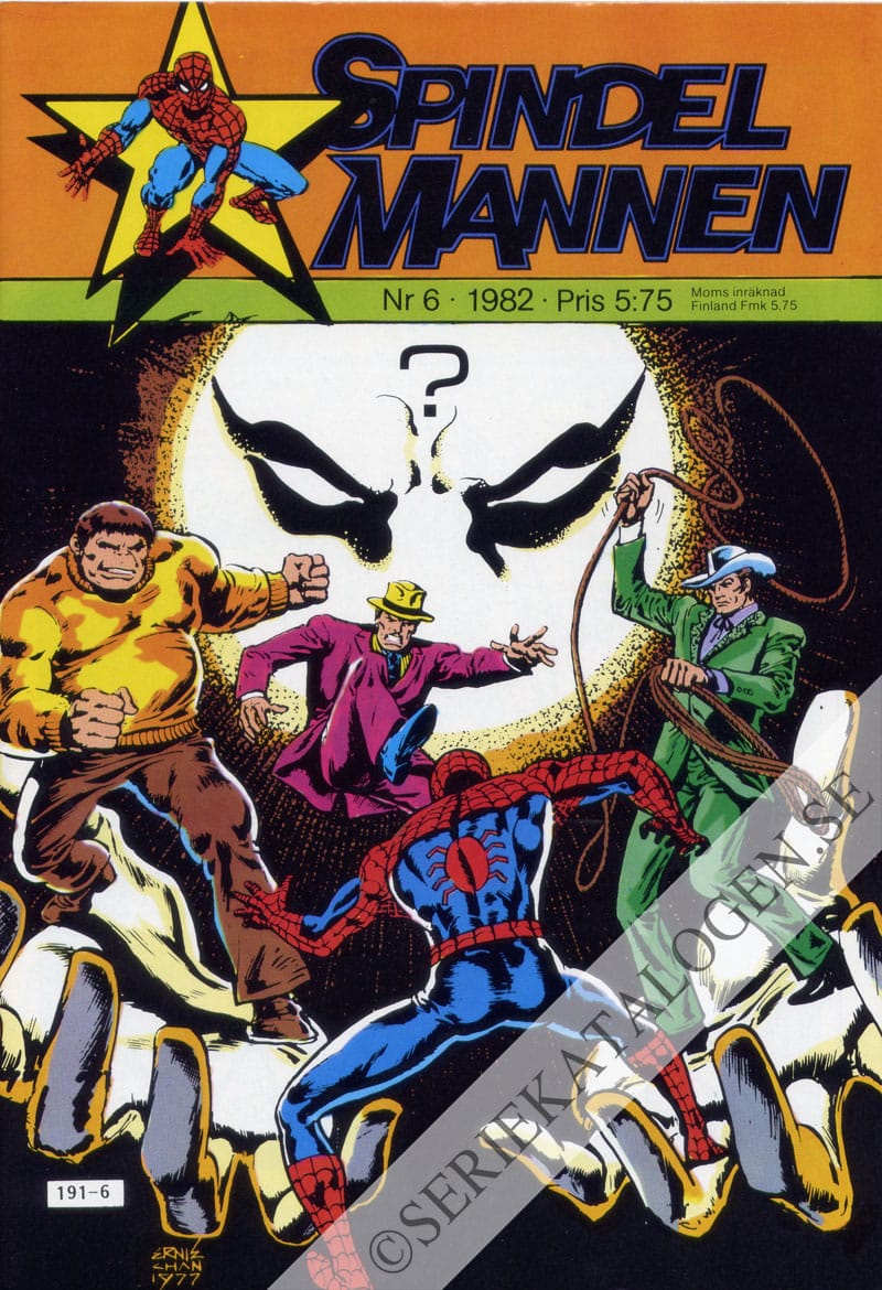 Framsida på Spindelmannen #6 (1982)