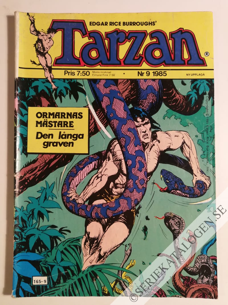 Framsida på Tarzan #9 (1985)