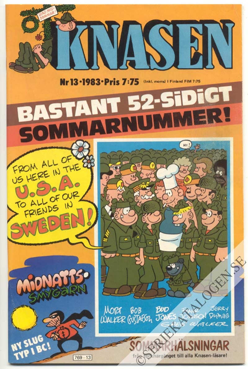Framsida på Knasen #13 (1983)