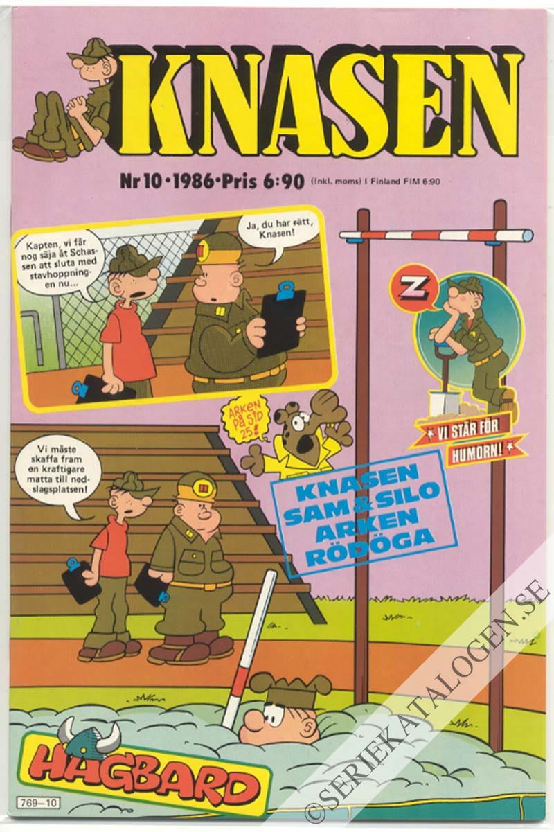 Framsida på Knasen #10 (1986)