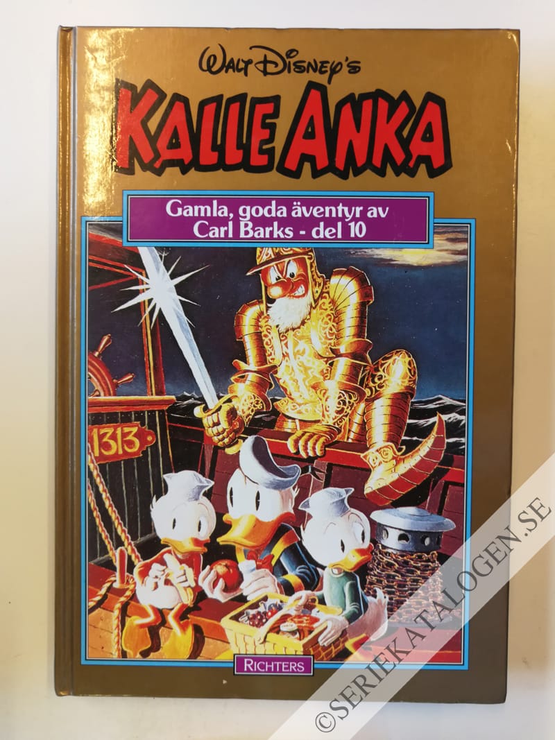 Framsida på Kalle Anka - gamla, goda äventyr av Carl Barks #10 (1993)
