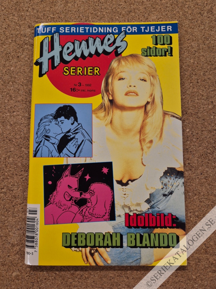 Framsida på Hennes serier #3 (1992)
