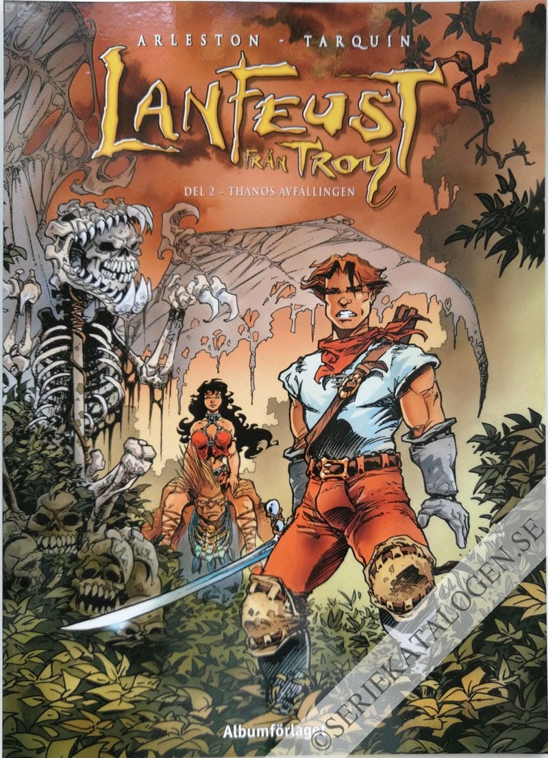 Framsida på Lanfeust från Troy Thanos avfällning (2012)