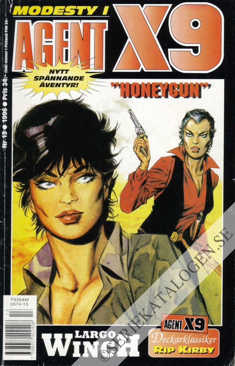 Framsida på Agent X9 #13 (1996)