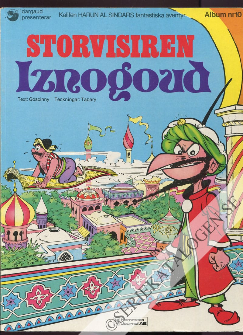 Framsida på Iznogoud Storvisiren Iznogoud (1981)
