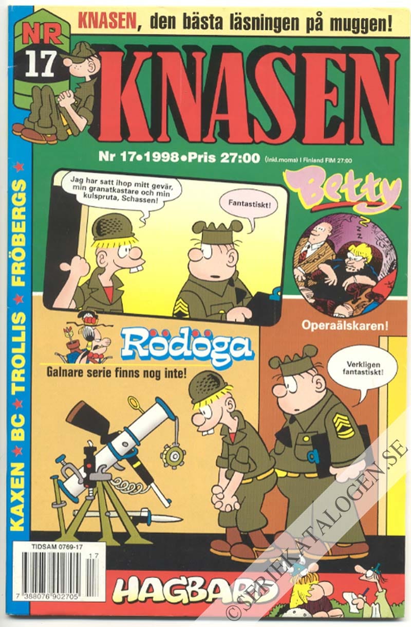 Framsida på Knasen #17 (1998)