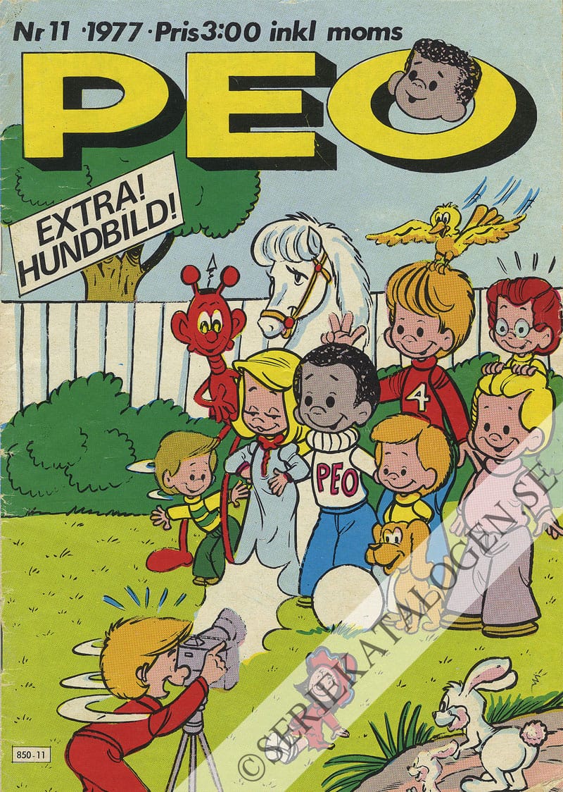 Framsida på Peo #11 (1977)