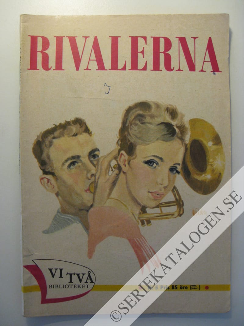Framsida på Vi två-biblioteket #5 - Rivalerna (1960)