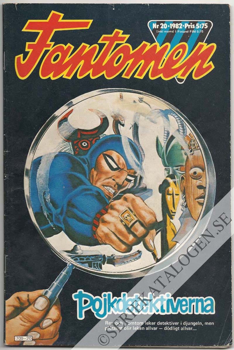 Framsida på Fantomen #20 (1982)