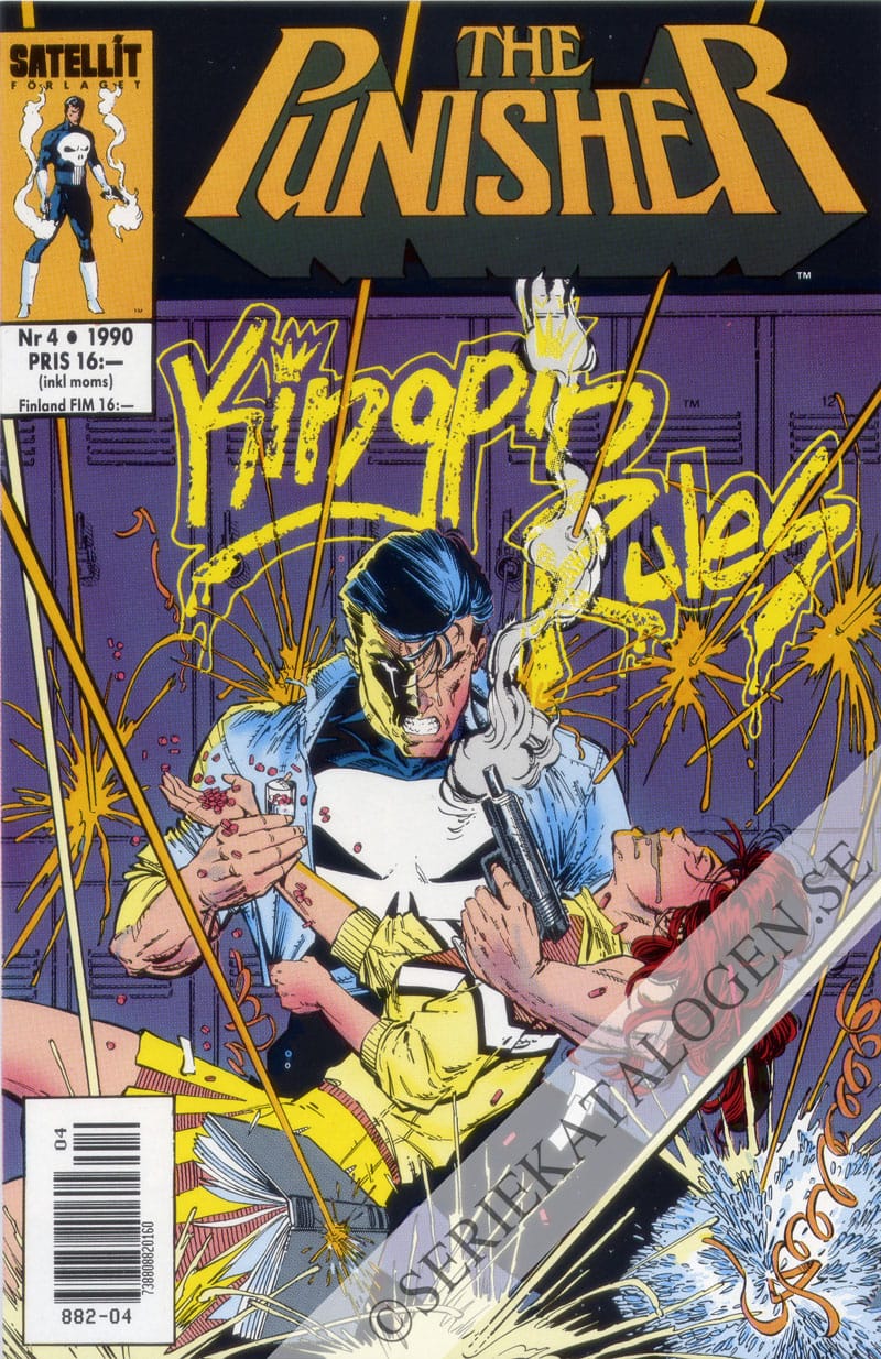 Framsida på The Punisher #4 (1990)