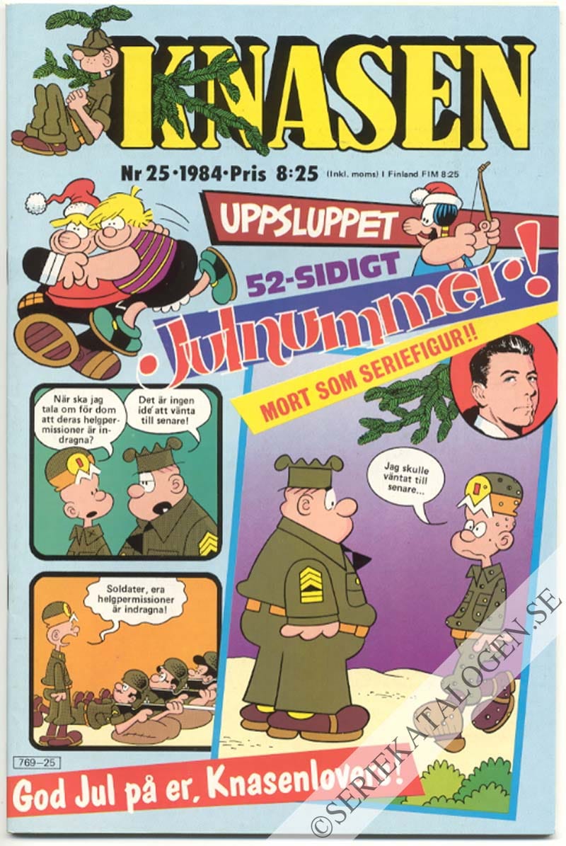 Framsida på Knasen #25 (1984)