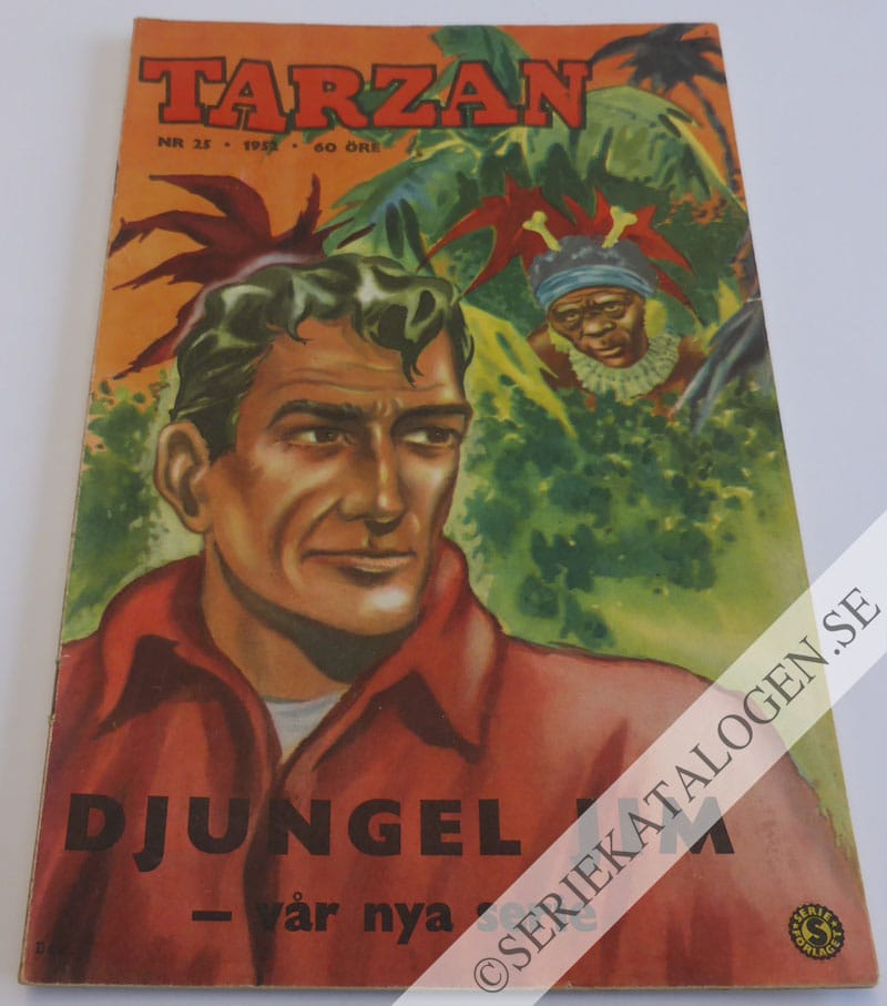 Framsida på Tarzan #25 (1952)