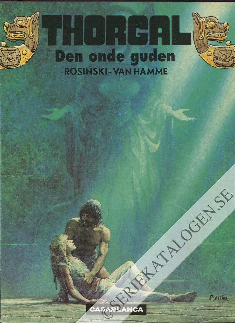 Framsida på Thorgal Den onde guden (1993)