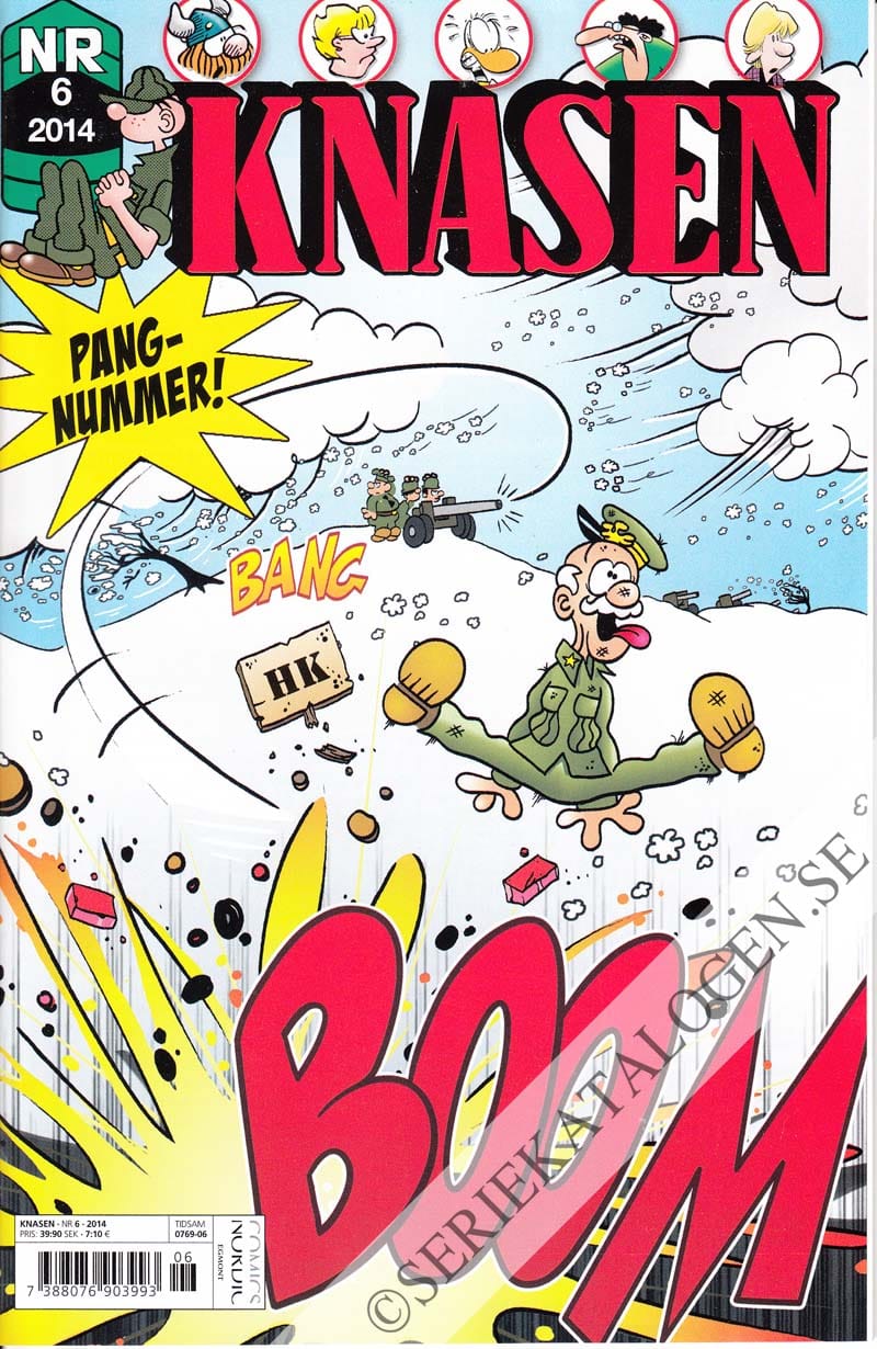 Framsida på Knasen #6 (2014)