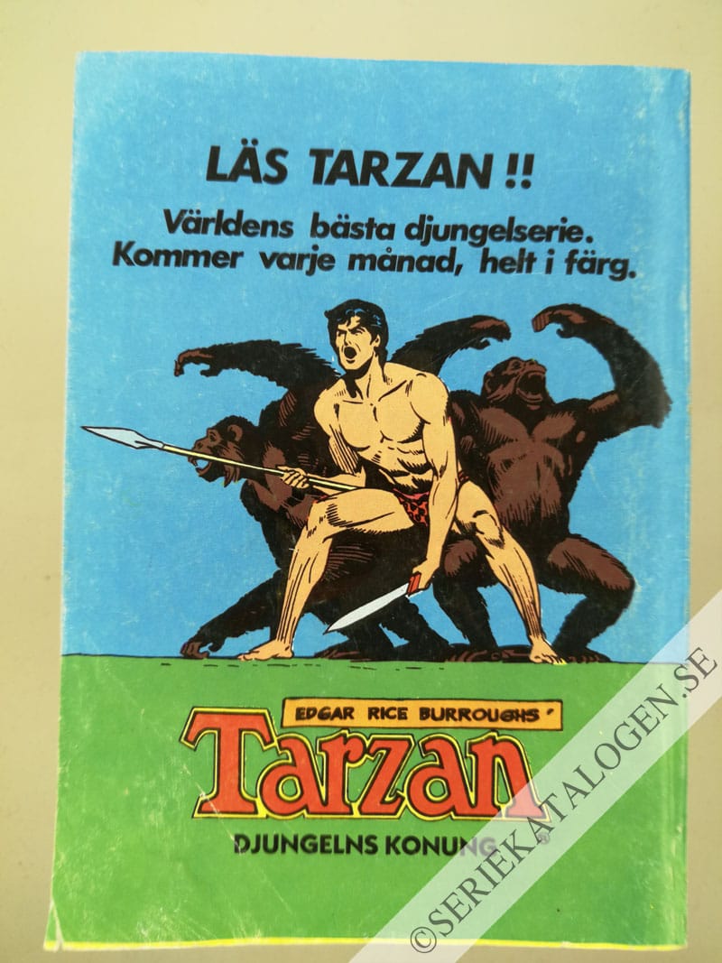 Baksida på Dubbelspel (1986)